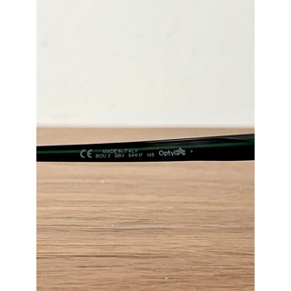 NWT Boucheron Rectangle Shape BOU 3 Optical Eyeglass frames Green Women's