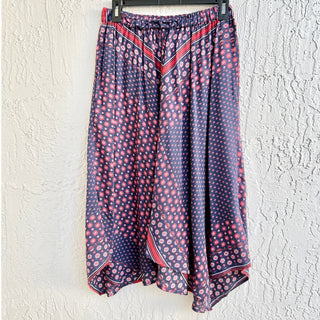Xirena Hi Low Hem Geometric Print Pull On Midi Skirt Multicolor Women's Small
