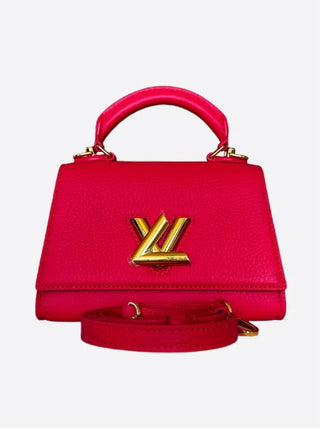 Louis Vuitton Taurillon Leather Twist BB Bag Pink Women's Size Small