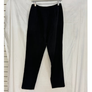 NWT Milk & Honey High Waisted Trouser Pants With Button Accent Black Women's M