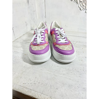 NWT Gucci GG Low Top Chunky Platform Sneakers Purple/White Women's Size 41/10.5