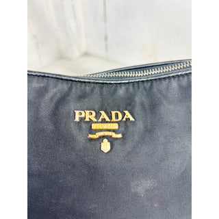 Prada Milano Tessuto Adjustable Single Strap Shoulder Handbag Black