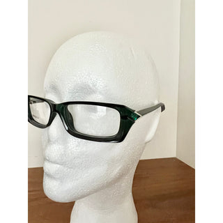 NWT Boucheron Rectangle Shape BOU 3 Optical Eyeglass frames Green Women's