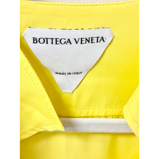 Bottega Veneta Long Sleeve Ruffle-Collar Button-Down Blouse Yellow Women 36 / 0