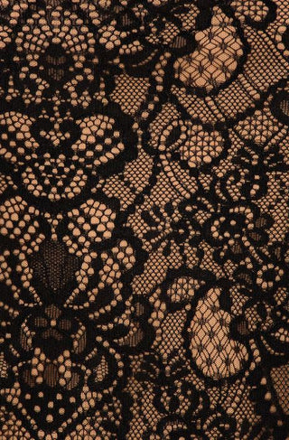 Jonathan Simkhai Mixed Lace Mockneck Mini Dress Lined Black Women's Size 2 (XS)