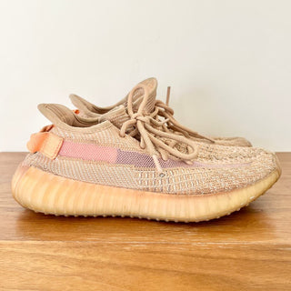 Adidas Yeezy Boost 350 V2 Clay Sneakers Shoes Low Top Orange Women's Size US 6