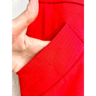 Diane Von Furstenberg Pull On Fitted Mini Skirt Red Women's Size US 6