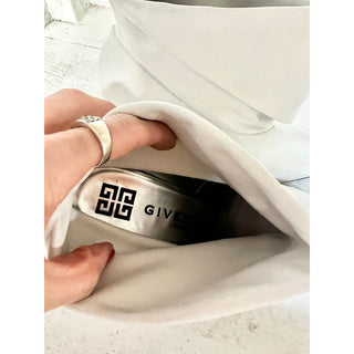 Givenchy Bottine Show 80 Foldable Ankle Fashion Bootie White Women's 39 / 8.5