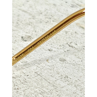 Gucci GG0597S Black Acetate Yellow Lens Cat Eye Sunglasses