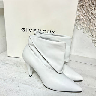 Givenchy Bottine Show 80 Foldable Ankle Fashion Bootie White Women's 39 / 8.5
