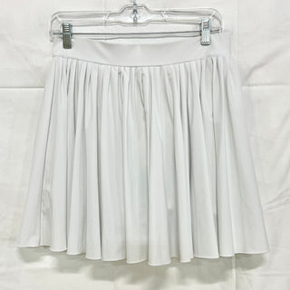 Juicy Couture High Waisted Pleated Skirt Tennis Short Liner White Women's Size M