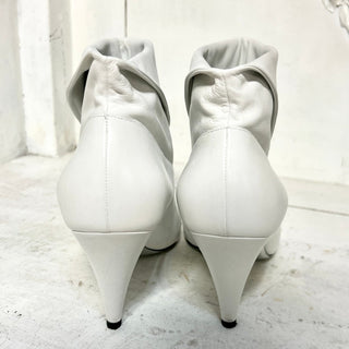 Givenchy Bottine Show 80 Foldable Ankle Fashion Bootie White Women's 39 / 8.5