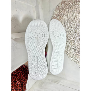 NWT Gucci GG Low Top Chunky Platform Sneakers Purple/White Women's Size 41/10.5