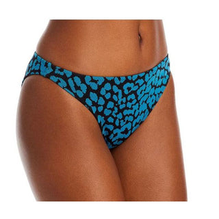 Solid & Striped Leopard The Desi Bikini Set & Pull On Pants Blue Women's Medium