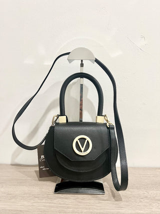 Valentino by Mario Valentino black small cross body leather bag