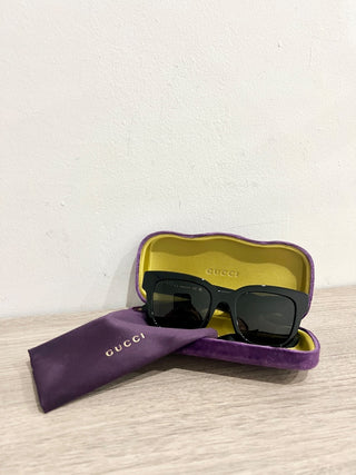 Gucci GG 0998 S black oversized sunglasses