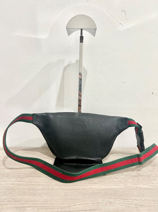 Gucci Black leather belt bag