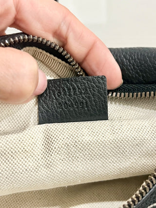 Gucci Black leather belt bag