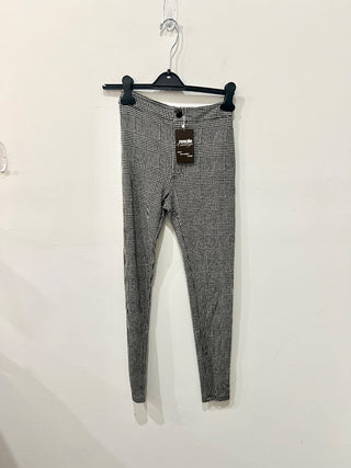 Saint Laurent plaid elastic slim pants, 34 FR / US 2