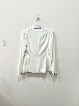 Rag & Bone Long Sleeve Lined Peak Lapel One Button Blazer White Women's Size 2