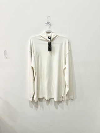 Gucci turtleneck embroidered logo top, M