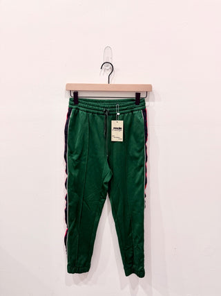 Gucci Jersey Side Stripe Tapered Leg High Rise Jogger Pants Women's Size XS