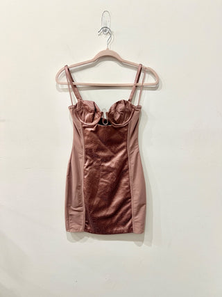 Gucci dutchess mini dress 100% silk, S