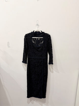 Alexis lace cut out midi dress, L