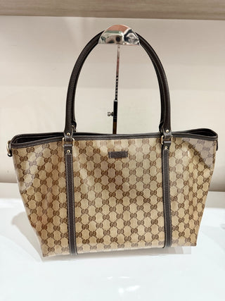 Gucci coated canvas tote bag