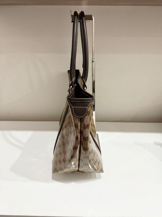 Gucci coated canvas tote bag