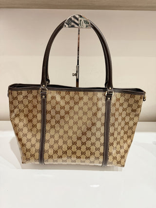 Gucci coated canvas tote bag