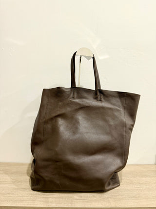 Celine cabas vertical large tote bag lamb leather