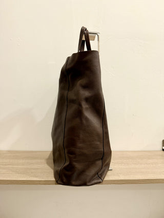Celine cabas vertical large tote bag lamb leather