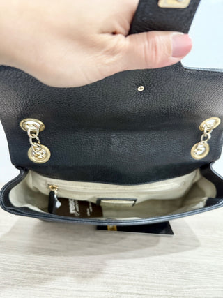 Valentino by Mario Valentino leather shoulder bag with chain