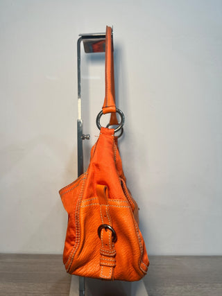 Prada nylon and leather shoulder bag medium size