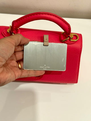 Louis Vuitton Taurillon Leather Twist BB Bag Pink Women's Size Small