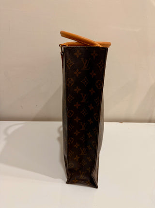 Louis Vuitton Monogram Canvas Sac Plat Top Handle Tote Bag