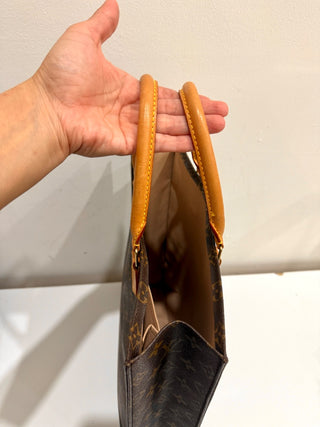 Louis Vuitton Monogram Canvas Sac Plat Top Handle Tote Bag