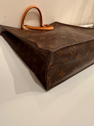 Louis Vuitton Monogram Canvas Sac Plat Top Handle Tote Bag