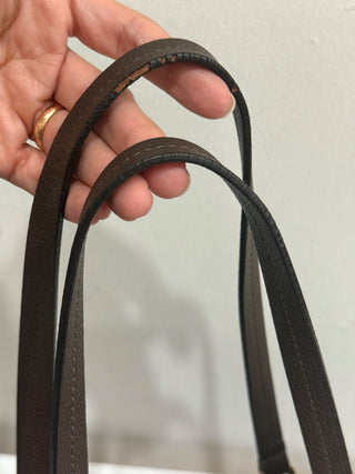 Louis Vuitton Embossed Leather Terre Monogram Empreinte Lumineuse PM Bag Brown