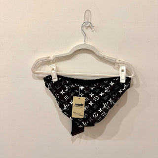 NWT Louis Vuitton LV Graphic Monogram Bikini Bottoms Black Women's FR 40 / US 8