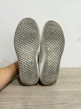 Valentino by Mario Valentino Fresia Leather Platform Sneaker White Rose Size 8.5