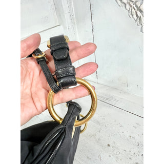 Prada Milano Tessuto Adjustable Single Strap Shoulder Handbag Black
