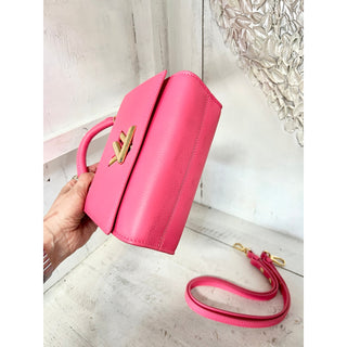 Louis Vuitton Taurillon Leather Twist One Handle BB Handbag Dragon Fruit