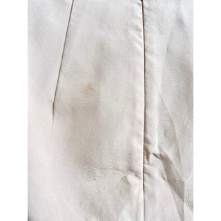Cameo Front Knotted Bow Mini Skirt Beige Women's Size Small