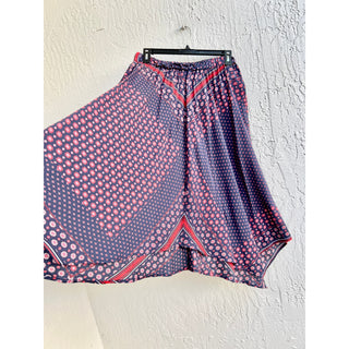 Xirena Hi Low Hem Geometric Print Pull On Midi Skirt Multicolor Women's Small