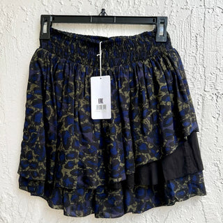 NWT Zadig & Voltaire Smocked Waist Printed Alexa Mini Skirt Multi Kid's 14-S