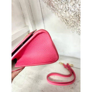 Louis Vuitton Taurillon Leather Twist One Handle BB Handbag Dragon Fruit