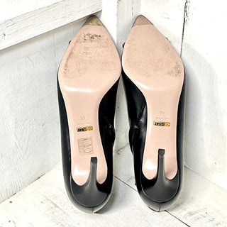 Gucci Coline Leather Studded Pointed Stilettos Ankle Boots Black Women's 40 / 9