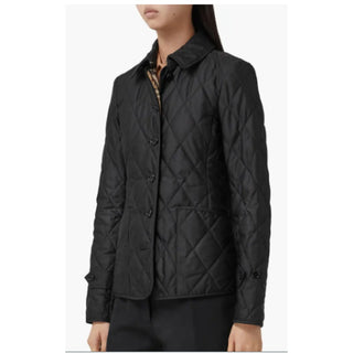 Burberry Brit Fernleigh Thermoregulated Diamond Quilted Jacket Brown Women's S